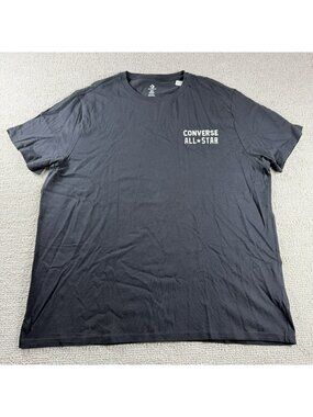 Converse All Star Chuck Taylor One Star T-Shirt Black Men’s Size XXL